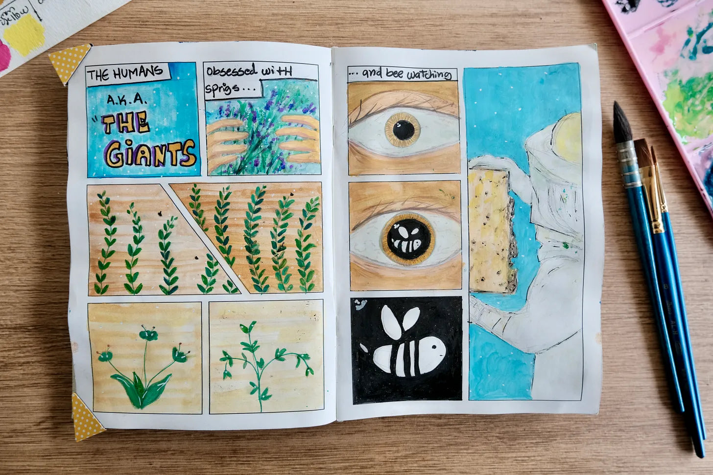 #8. How to turn an art challenge into a homemade comic?